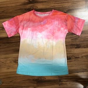 Tye dye polyester T-shirt